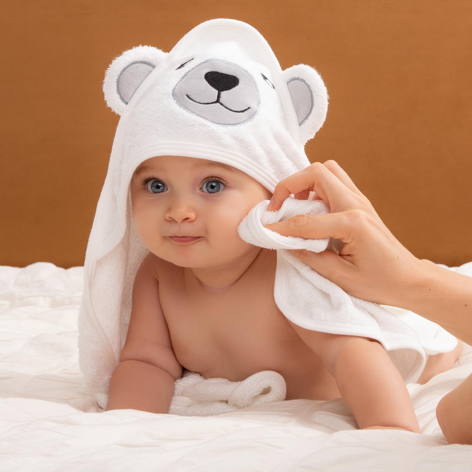 Momcozy Bamboo Baby Towel - Tots Treasure Trove