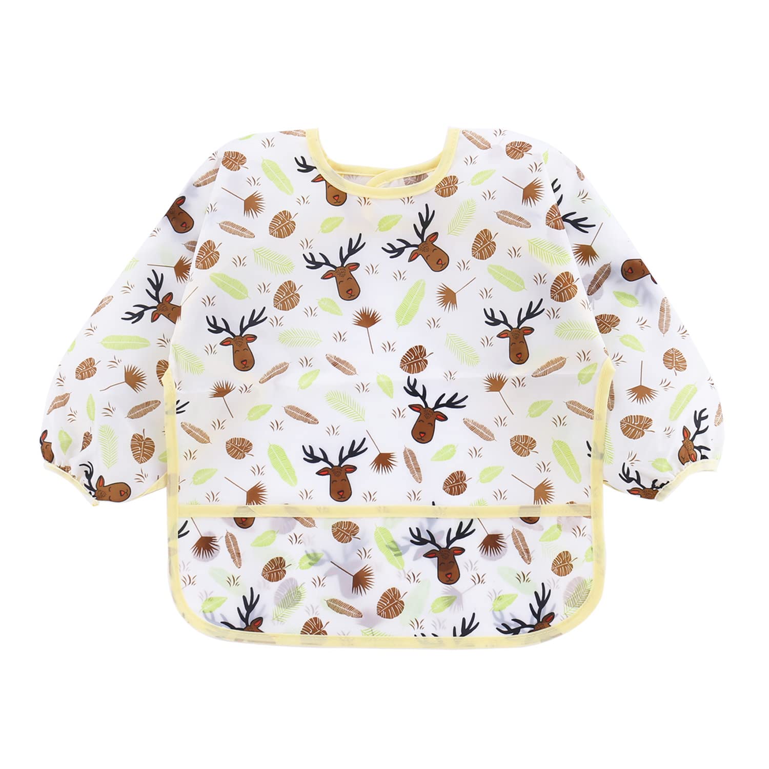 PandaEar Unisex Baby baby bibs with sleeves - Tots Treasure Trove