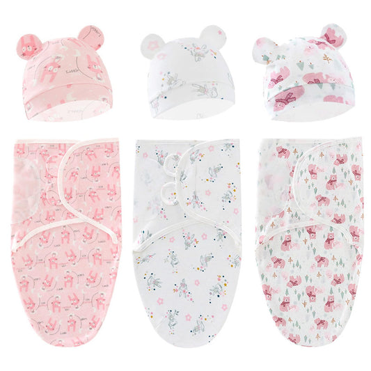 3-Pack Organic Baby Swaddle Sleep Sacks for Newborn - Tots Treasure Trove