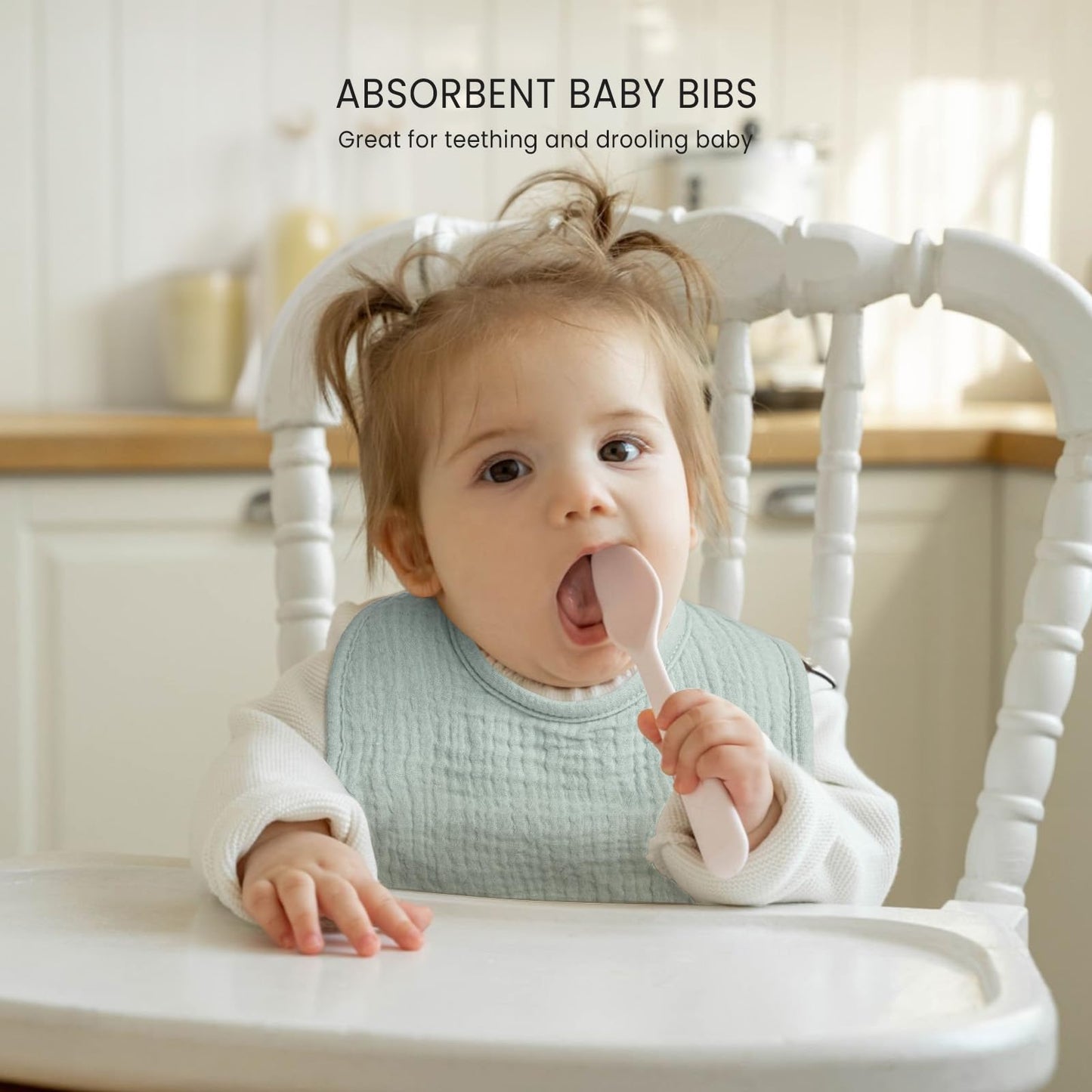 Lulumoon Muslin Baby Bibs 100% Cotton - Tots Treasure Trove