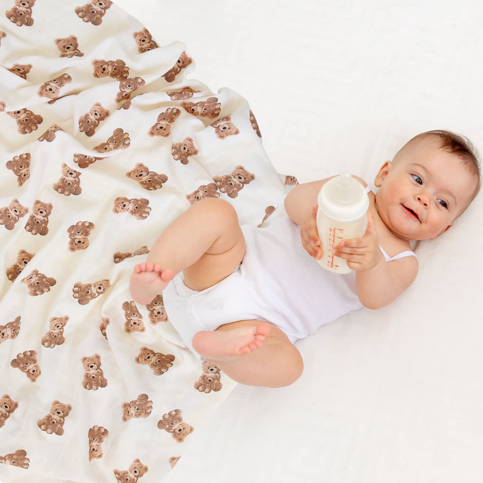 LifeTree Muslin Swaddle Blankets - Tots Treasure Trove