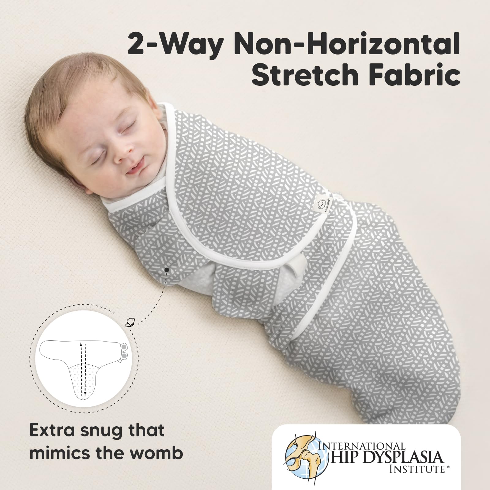 3-Pack Organic Baby Swaddle Sleep Sacks - Tots Treasure Trove