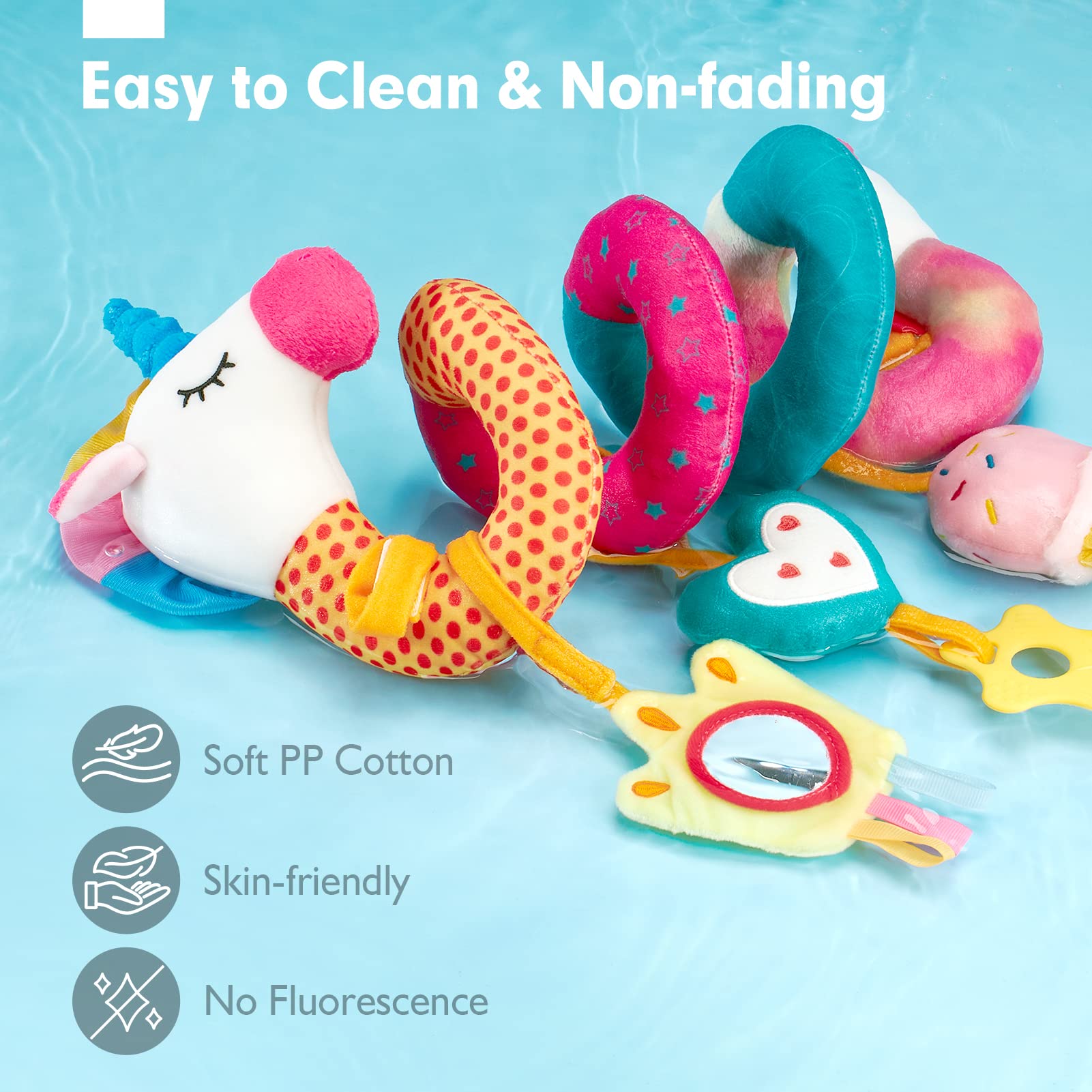 hahaland Car Seat Toys for Baby - Tots Treasure Trove