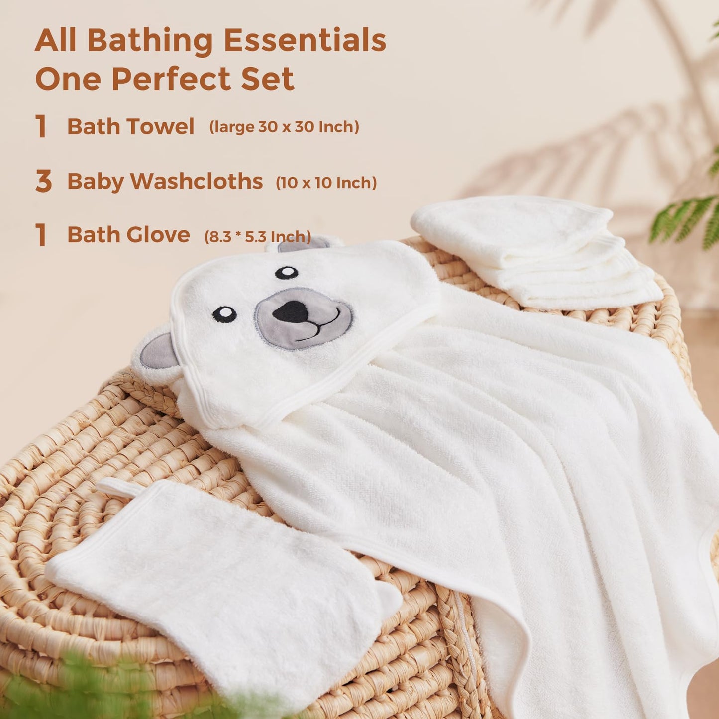 Momcozy Bamboo Baby Towel - Tots Treasure Trove