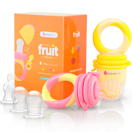 NatureBond Baby Food Feeder/Fruit Feeder Pacifier (2 Pack) - Tots Treasure Trove