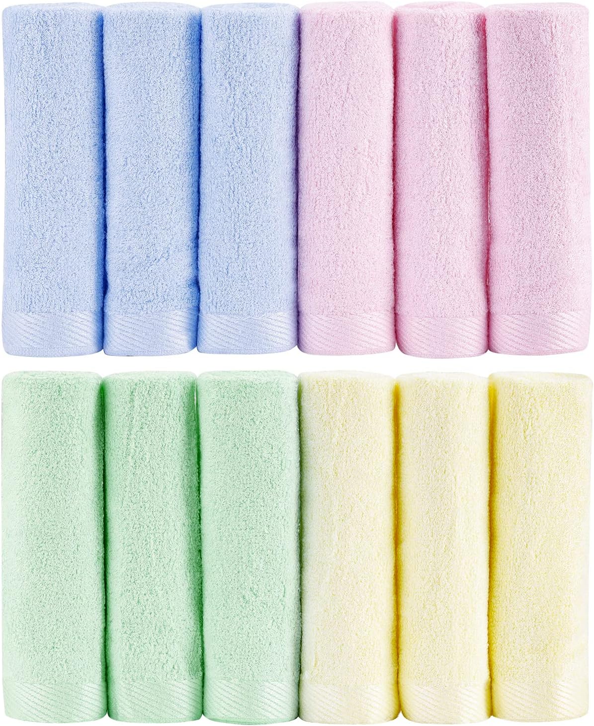 MUKIN Baby Bamboo Washcloths, Baby Face Towels - Tots Treasure Trove
