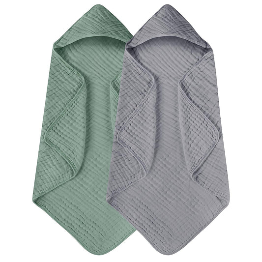 Yoofoss Hooded Baby Towels - Tots Treasure Trove