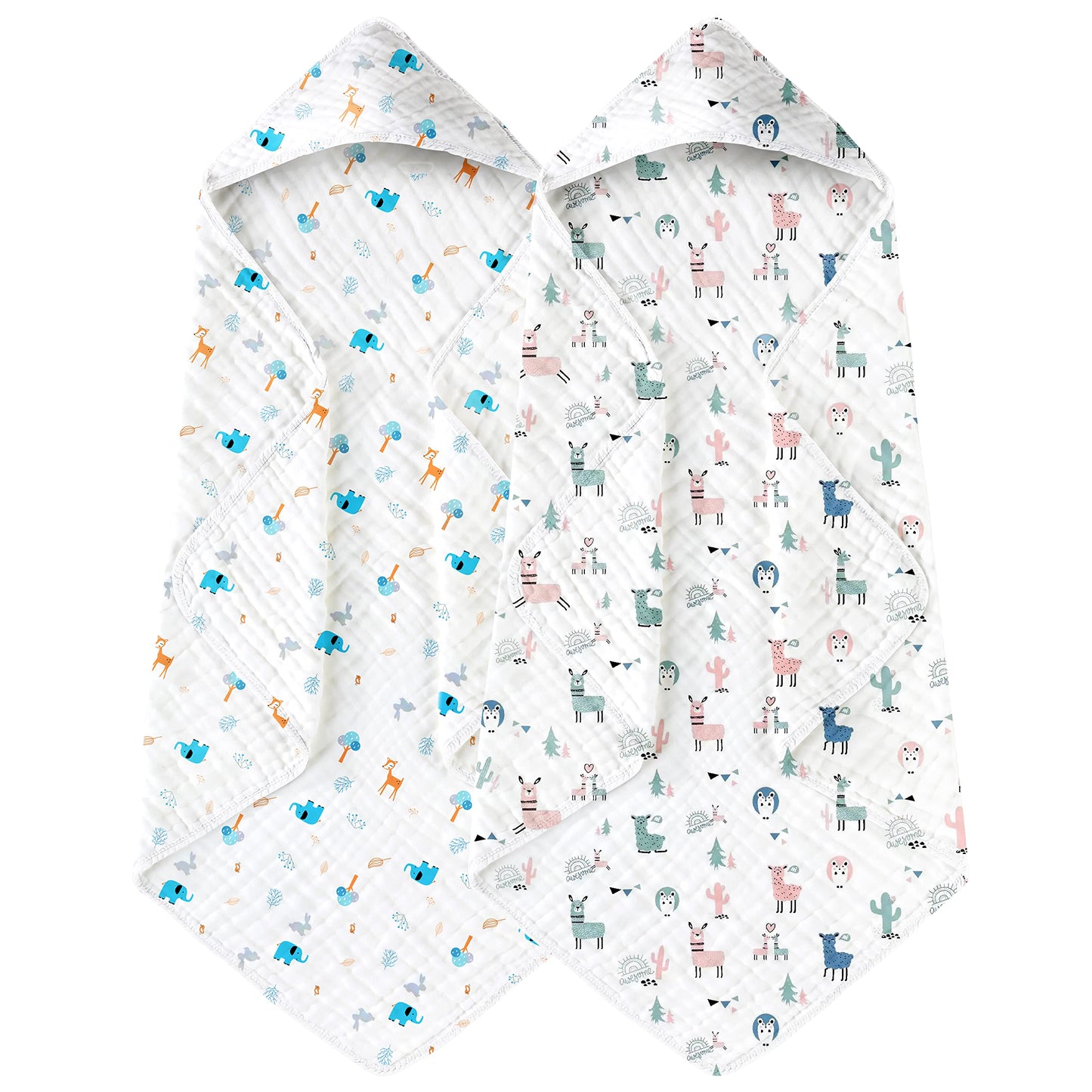 Yoofoss Hooded Baby Towels - Tots Treasure Trove