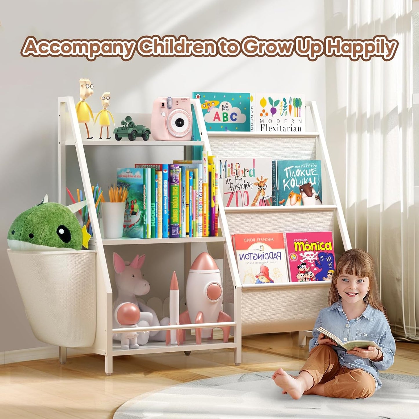 2-in-1 Kids Bookshelf