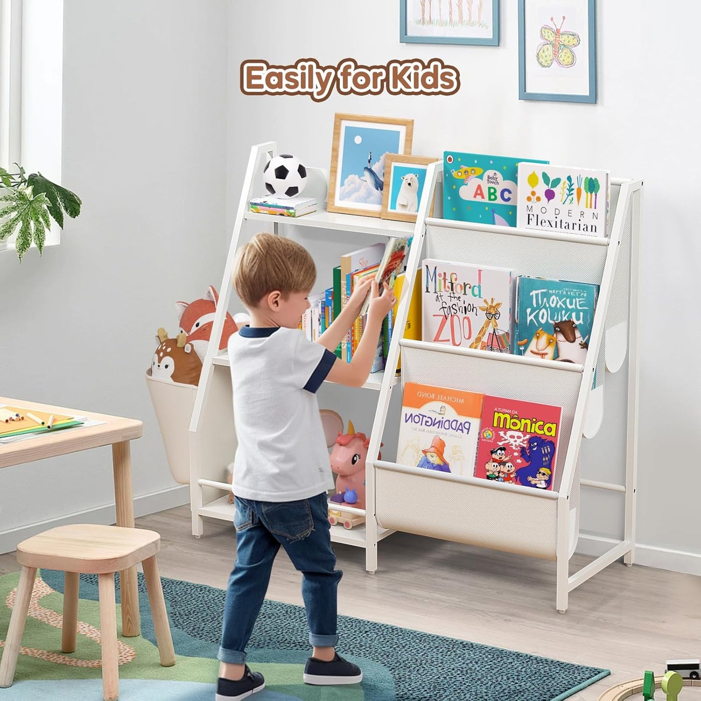 2-in-1 Kids Bookshelf